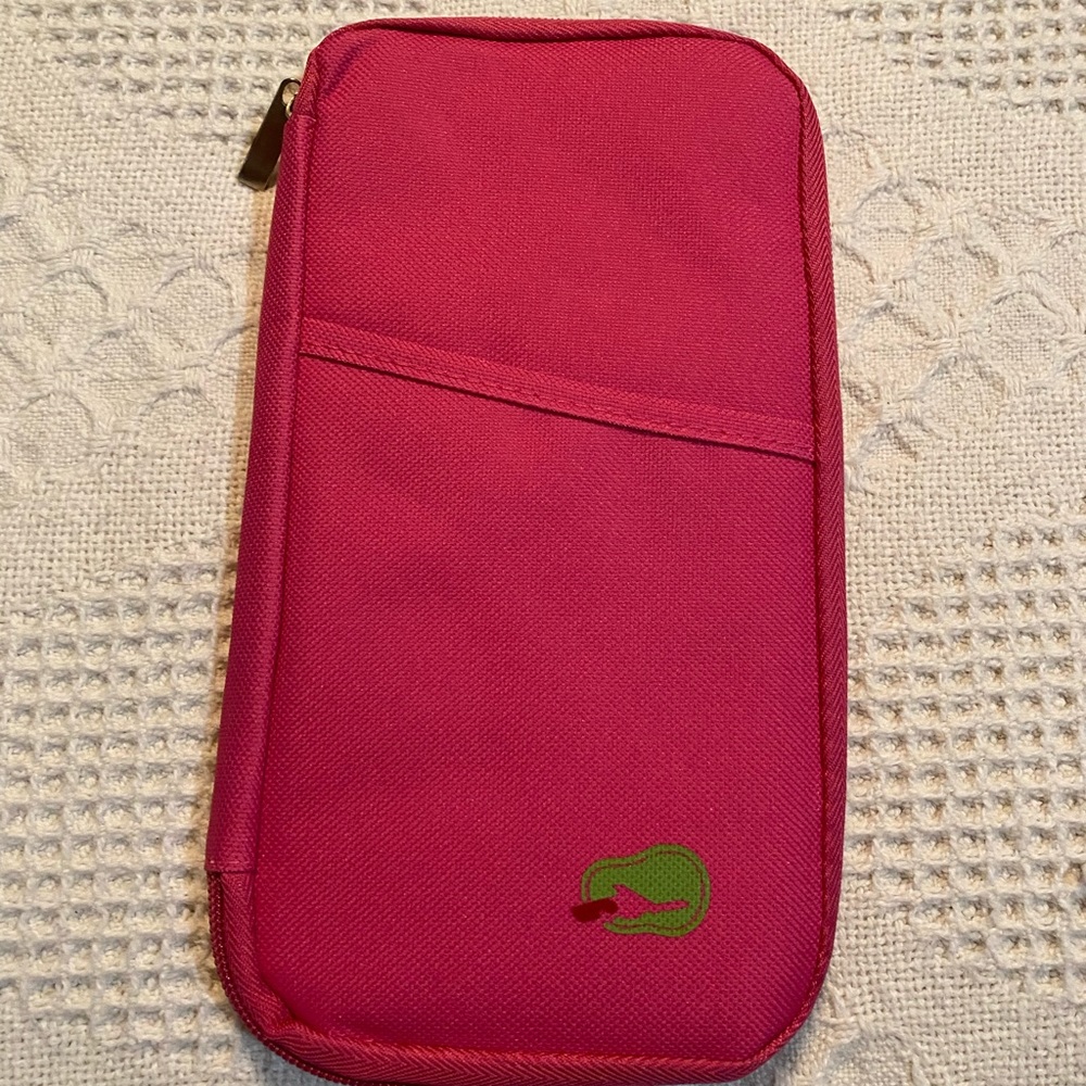 Pink wallet/passport holder